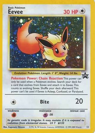 Eevee (11) [WoTC Promo] Near Mint