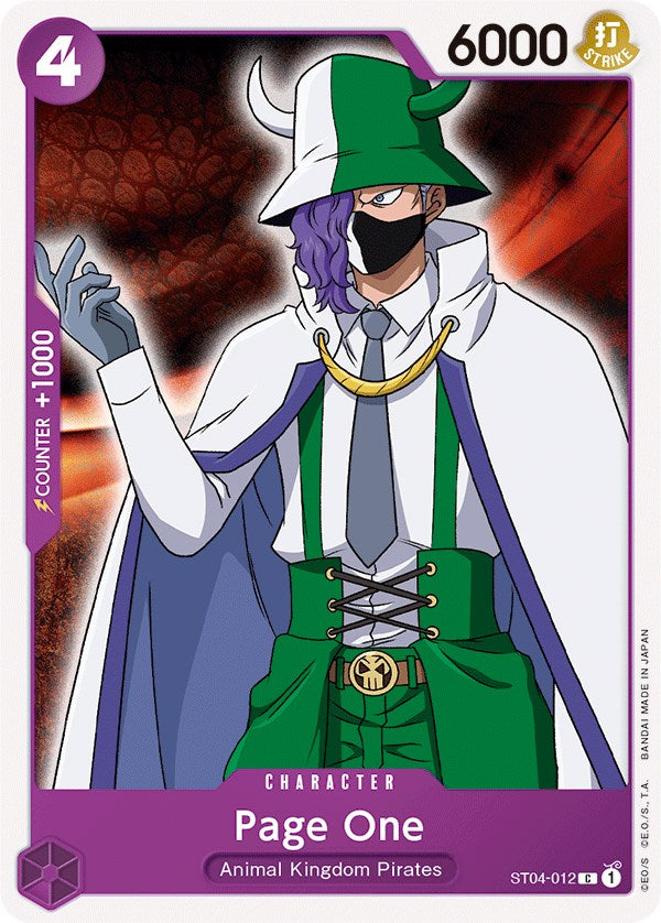 Image of Page One [Starter Deck: Animal Kingdom Pirates]