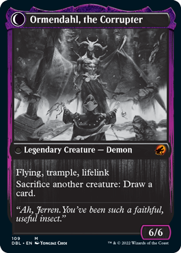 Image of Jerren, Corrupted Bishop // Ormendahl, the Corrupted [Innistrad: Double Feature]