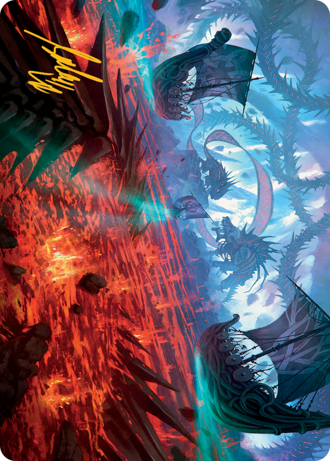 Image of Invasion of Kaldheim Art Card (Gold-Stamped Signature) [March of the Machine Art Series]