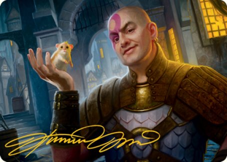 Image of Minsc, Beloved Ranger Art Card (Gold-Stamped Signature) [Dungeons & Dragons: Adventures in the Forgotten Realms Art Series]