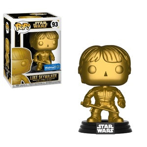 Funko Pop! Star Wars: Luke Skywalker #93 (Gold) (Walmart Exclusive)