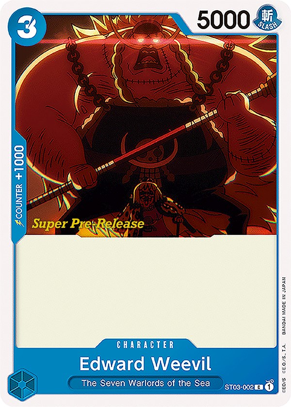 Image of Edward Weevil [Super Pre-Release Starter Deck: The Seven Warlords of the Sea]