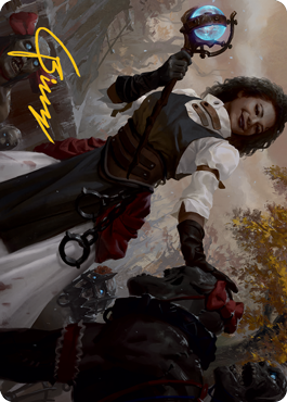 Image of Skaab Wrangler Art Card (Gold-Stamped Signature) [Innistrad: Midnight Hunt Art Series]