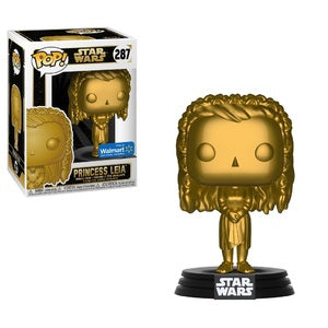 Image of Funko Pop! Star Wars: Princess Leia #287 (Gold) (Walmart Exclusive)