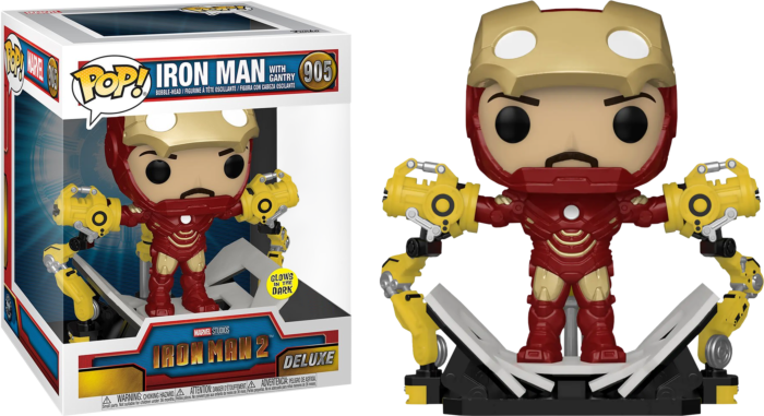 Image of Iron Man: With Gantry (Iron Man 2) (PX Previews Exclusive) (Glows in the Dark) #905