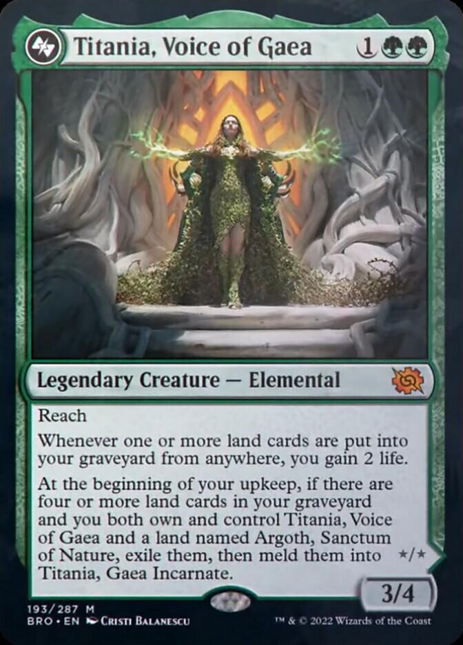 Image of Titania, Voice of Gaea [The Brothers' War]