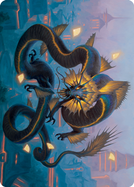 Image of Ao, the Dawn Sky 1 Art Card [Kamigawa: Neon Dynasty Art Series]