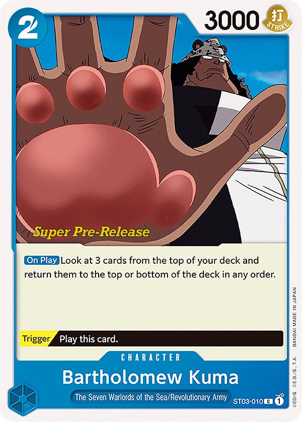 Image of Bartholomew Kuma [Super Pre-Release Starter Deck: The Seven Warlords of the Sea]