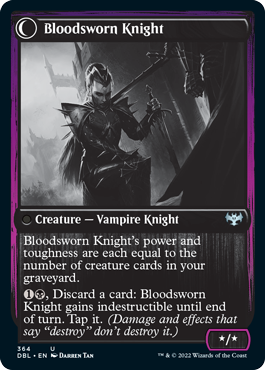 Image of Bloodsworn Squire // Bloodsworn Knight [Innistrad: Double Feature]
