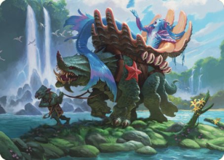 Image of Vodalian Mindsinger Art Card [Dominaria United Art Series]