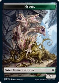 Image of Hydra // Kor Warrior Double-Sided Token [Zendikar Rising Tokens]