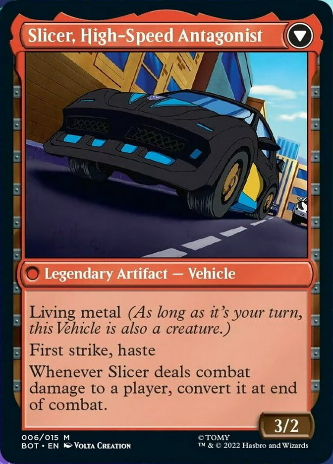 Image of Slicer, Hired Muscle // Slicer, High-Speed Antagonist [Transformers]