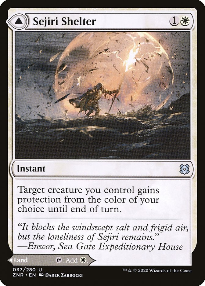 Image of Sejiri Shelter // Sejiri Glacier [Zendikar Rising]