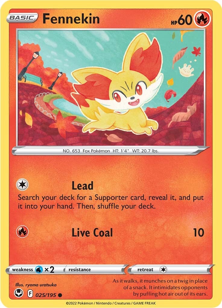 Image of Fennekin (025/195) [Sword & Shield: Silver Tempest]