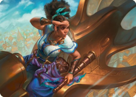 Image of Talas Lookout Art Card [Dominaria United Art Series]
