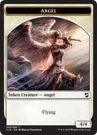 Image of Angel // Soldier Double-Sided Token [Commander 2018 Tokens]