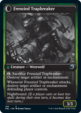 Image of Outland Liberator // Frenzied Trapbreaker [Innistrad: Double Feature]