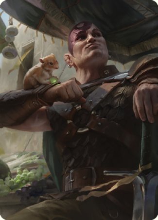 Image of Minsc & Boo, Timeless Heroes Art Card (38) [Commander Legends: Battle for Baldur's Gate Art Series]