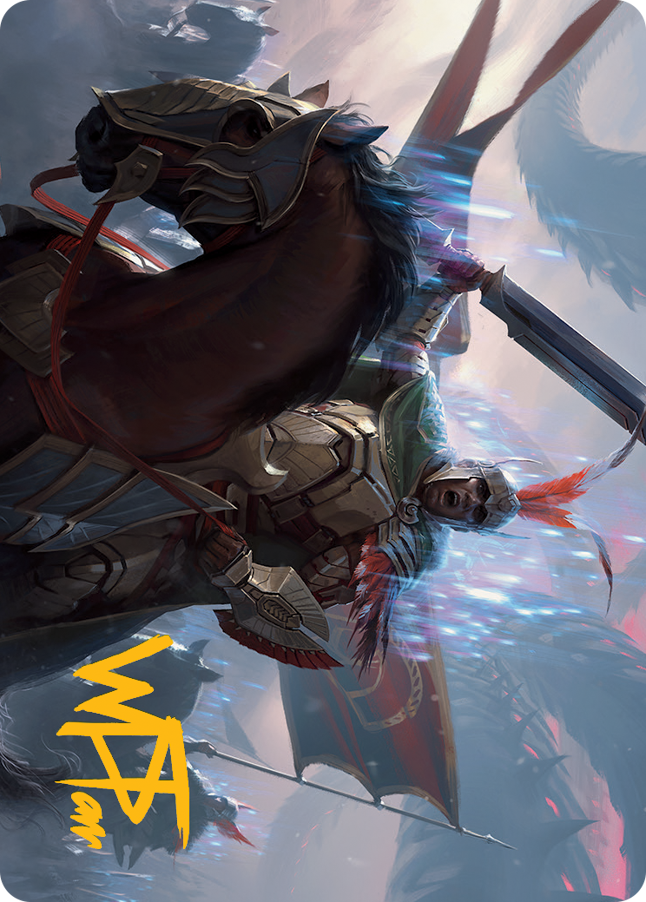 Image of Marshal of Zhalfir Art Card (Gold-Stamped Signature) [March of the Machine Art Series]