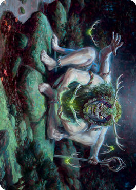 Image of Myojin of Towering Might Art Card [Kamigawa: Neon Dynasty Art Series]