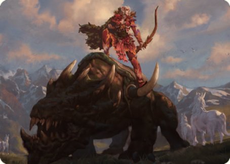 Image of Meria's Outrider Art Card [Dominaria United Art Series]