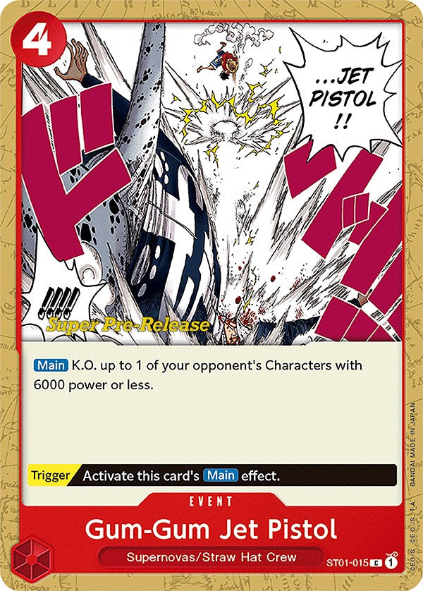 Image of Gum-Gum Jet Pistol [Super Pre-Release Starter Deck: Straw Hat Crew]