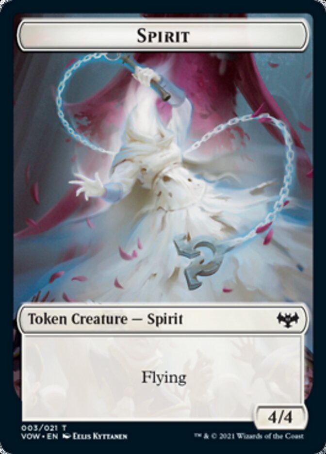 Image of Blood // Spirit (003) Double-Sided Token [Innistrad: Crimson Vow Tokens]