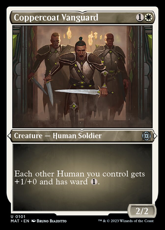 Image of Coppercoat Vanguard (Foil Etched) [March of the Machine: The Aftermath]