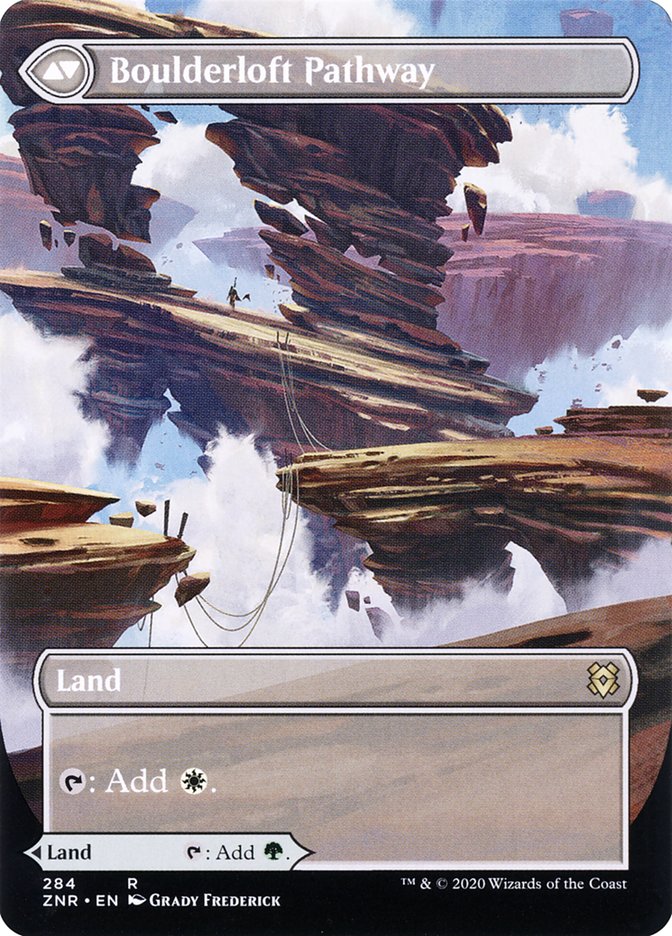 Image of Branchloft Pathway // Boulderloft Pathway (Borderless Alternate Art) [Zendikar Rising]