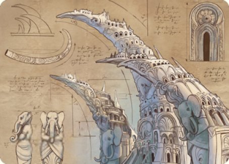 Image of Ivory Tower Art Card [The Brothers' War Art Series]