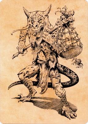 Image of Taunting Kobold Art Card [Commander Legends: Battle for Baldur's Gate Art Series]