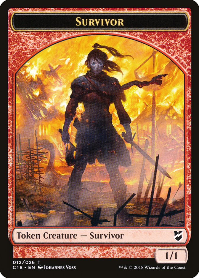 Image of Survivor Token [Commander 2018 Tokens]