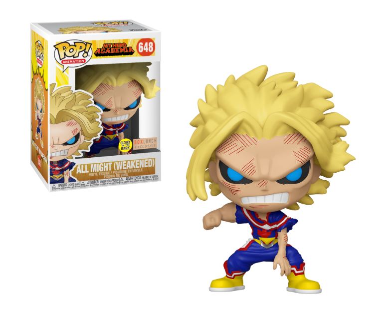 Pop! Animation My Hero Academia: All Might (Weakened) #648 (BoxLunch Exclusive)