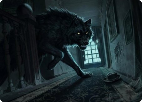 Image of Primal Adversary Art Card [Innistrad: Midnight Hunt Art Series]