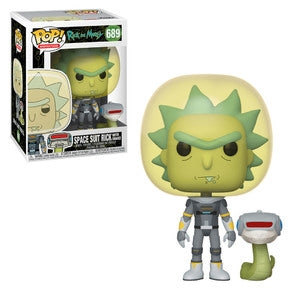 Image of Pop! Rick & Morty: Space Suit Rick with Snake #689