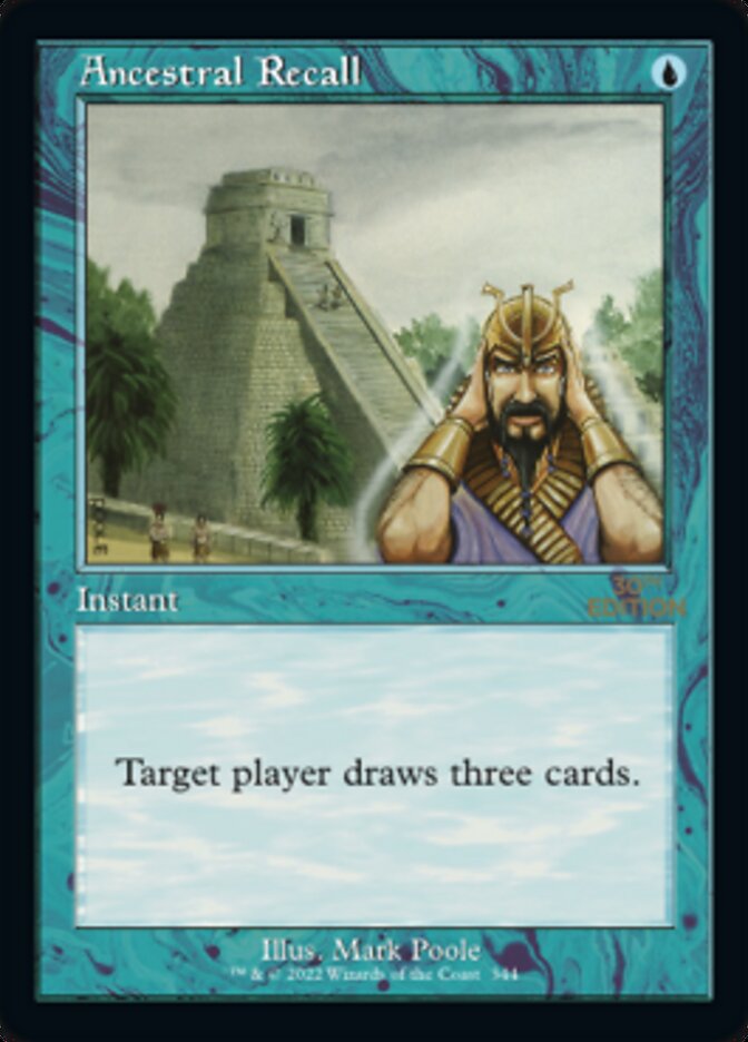 Image of Ancestral Recall (Retro) [30th Anniversary Edition]
