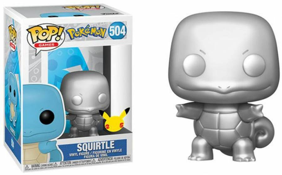 Image of Squirtle Metallic Silver (Pokemon) #504
