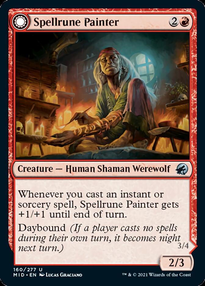 Image of Spellrune Painter // Spellrune Howler [Innistrad: Midnight Hunt]