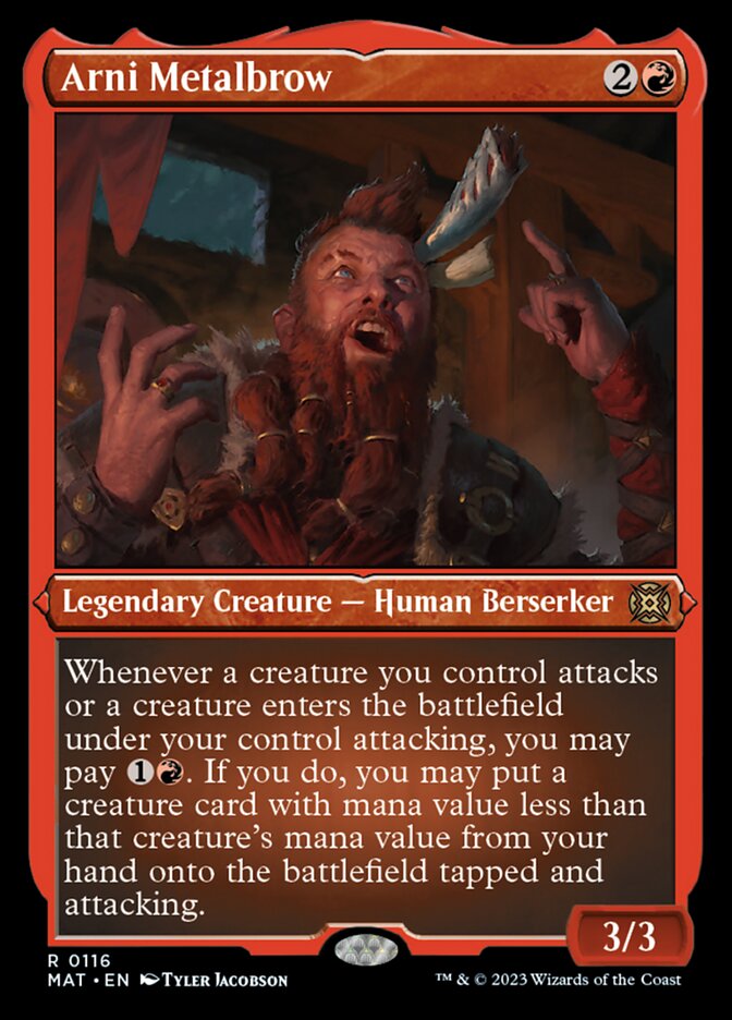 Image of Arni Metalbrow (Foil Etched) [March of the Machine: The Aftermath]