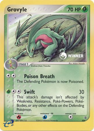 Image of Grovyle (004) (Jumbo Card) [Nintendo: Black Star Promos]