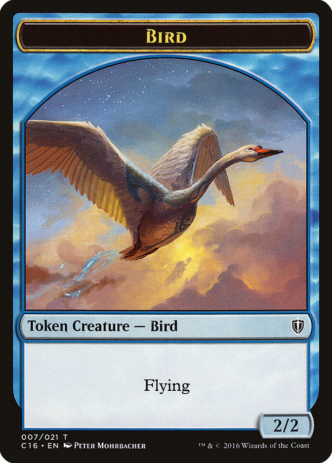 Image of Bird Token (007/021) [Commander 2016 Tokens]