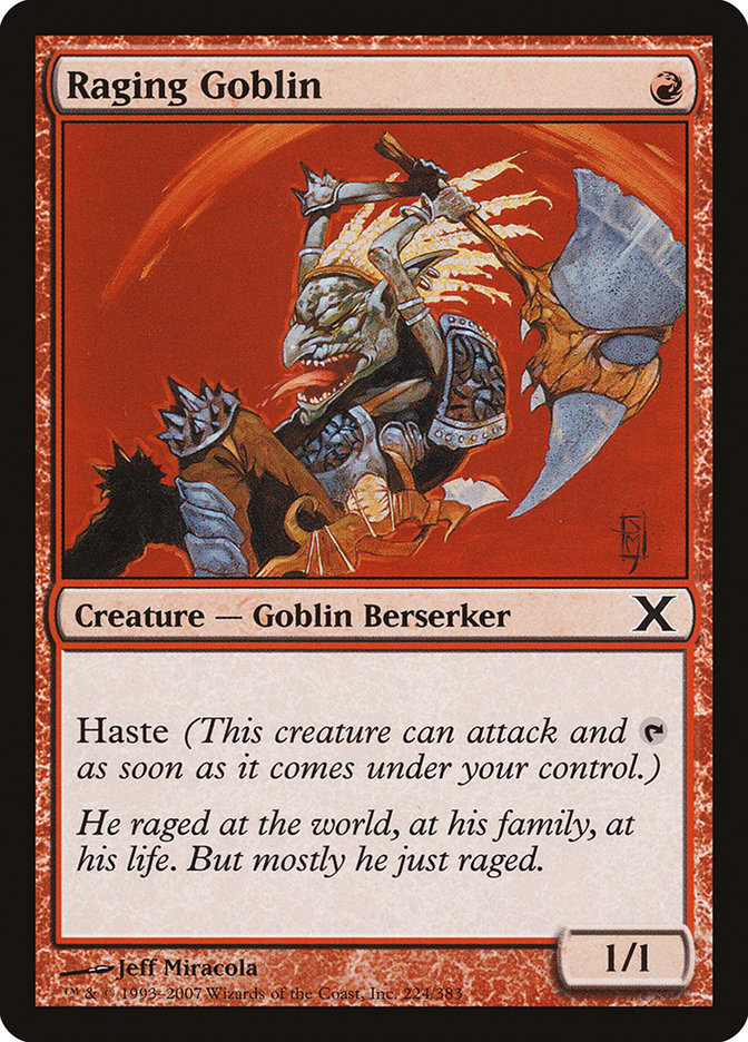 Image of Raging Goblin [Tenth Edition]