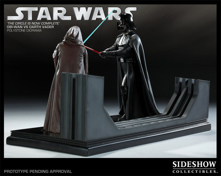 Image of Obi-Wan Kenobi vs Darth Vader - The Circle is Now Complete Figure