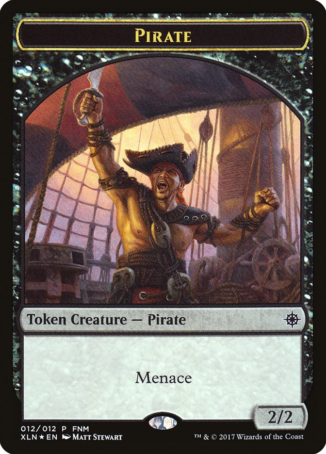 Image of Pirate // Treasure Double-Sided Token [Friday Night Magic 2017]