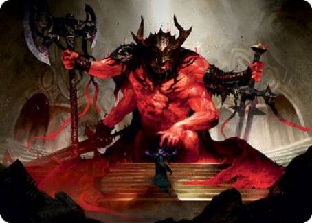 Image of Awaken the Blood Avatar Art Card [Strixhaven: School of Mages Art Series]