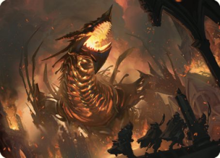 Image of The Fall of Kroog Art Card [The Brothers' War Art Series]