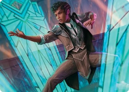 Image of Dapper Shieldmate Art Card [Streets of New Capenna Art Series]