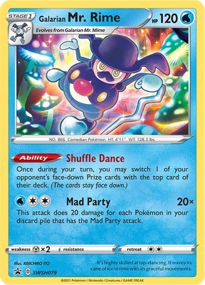 Image of Galarian Mr. Rime - SWSH079 [SWSH: Sword & Shield Promo Cards]