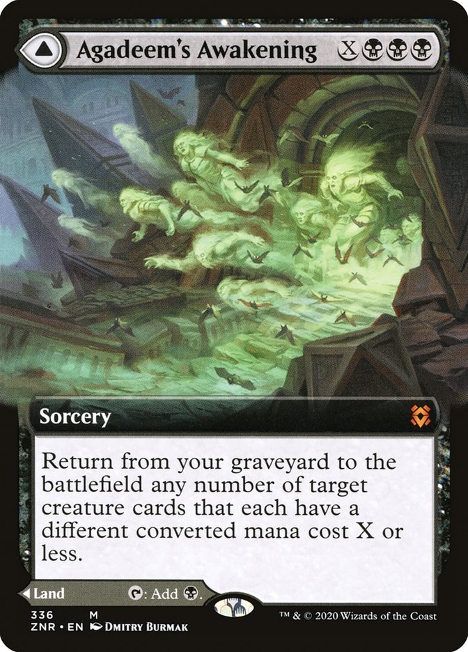 Image of Agadeem's Awakening // Agadeem, the Undercrypt (Extended Art) [Zendikar Rising]